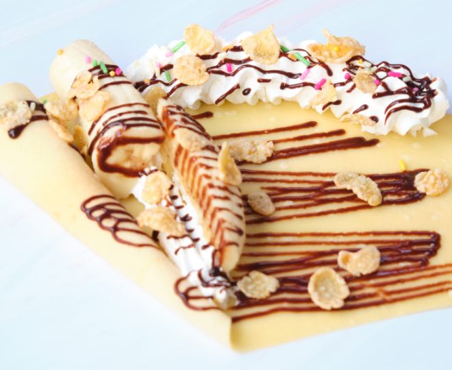 チョコバナナ生クリーム