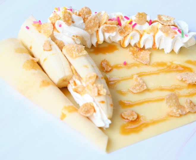 キャラメルバナナ生クリーム