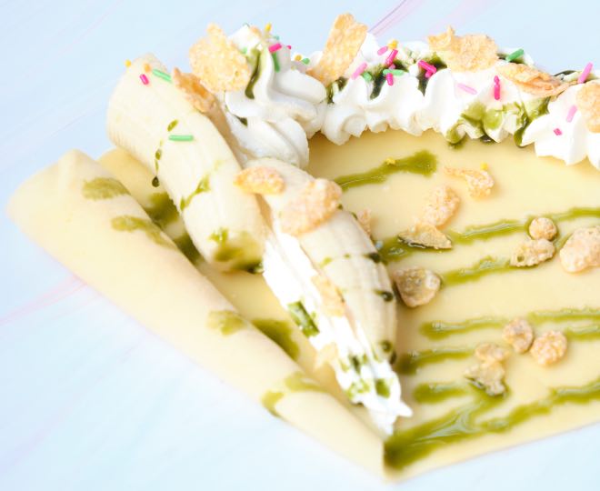 抹茶バナナ生クリーム