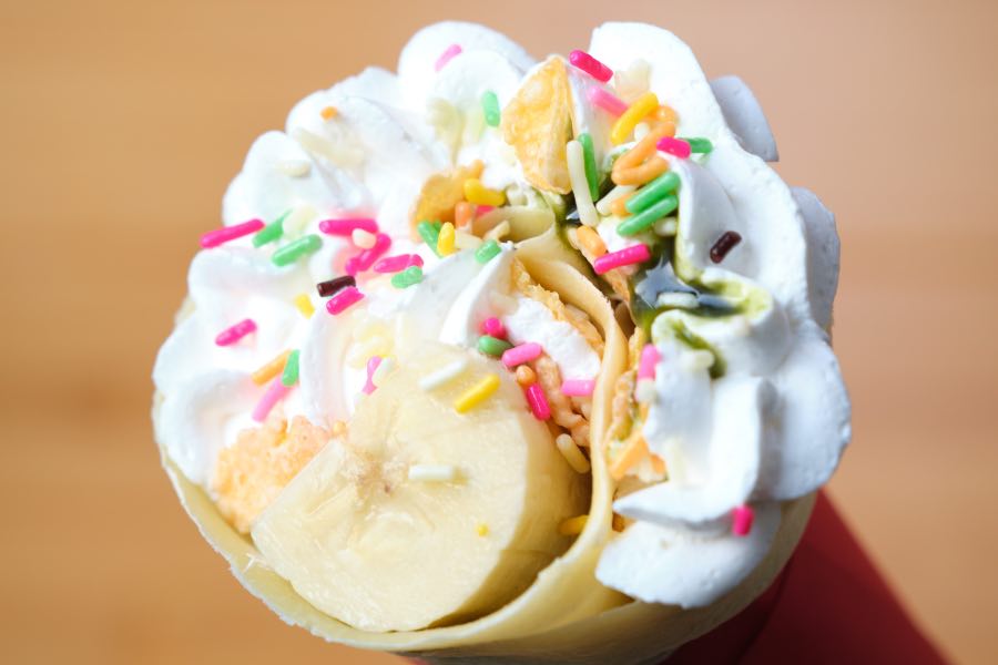 チョコバナナクレープ